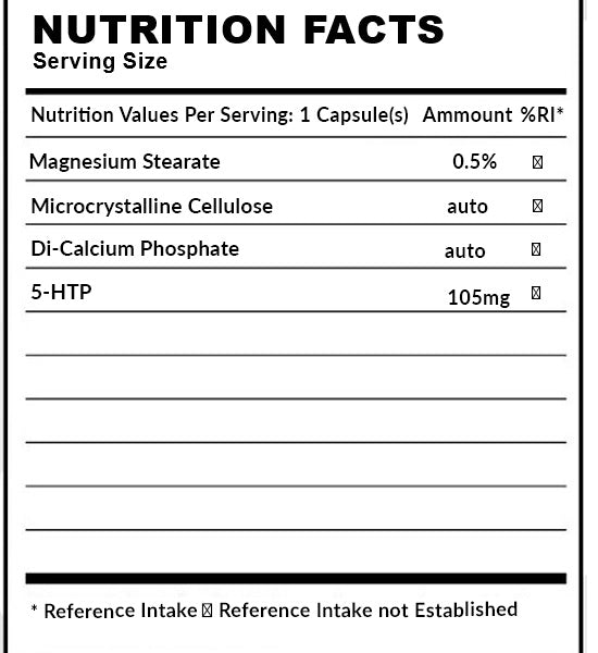 5-HTP 100mg 80 tablets