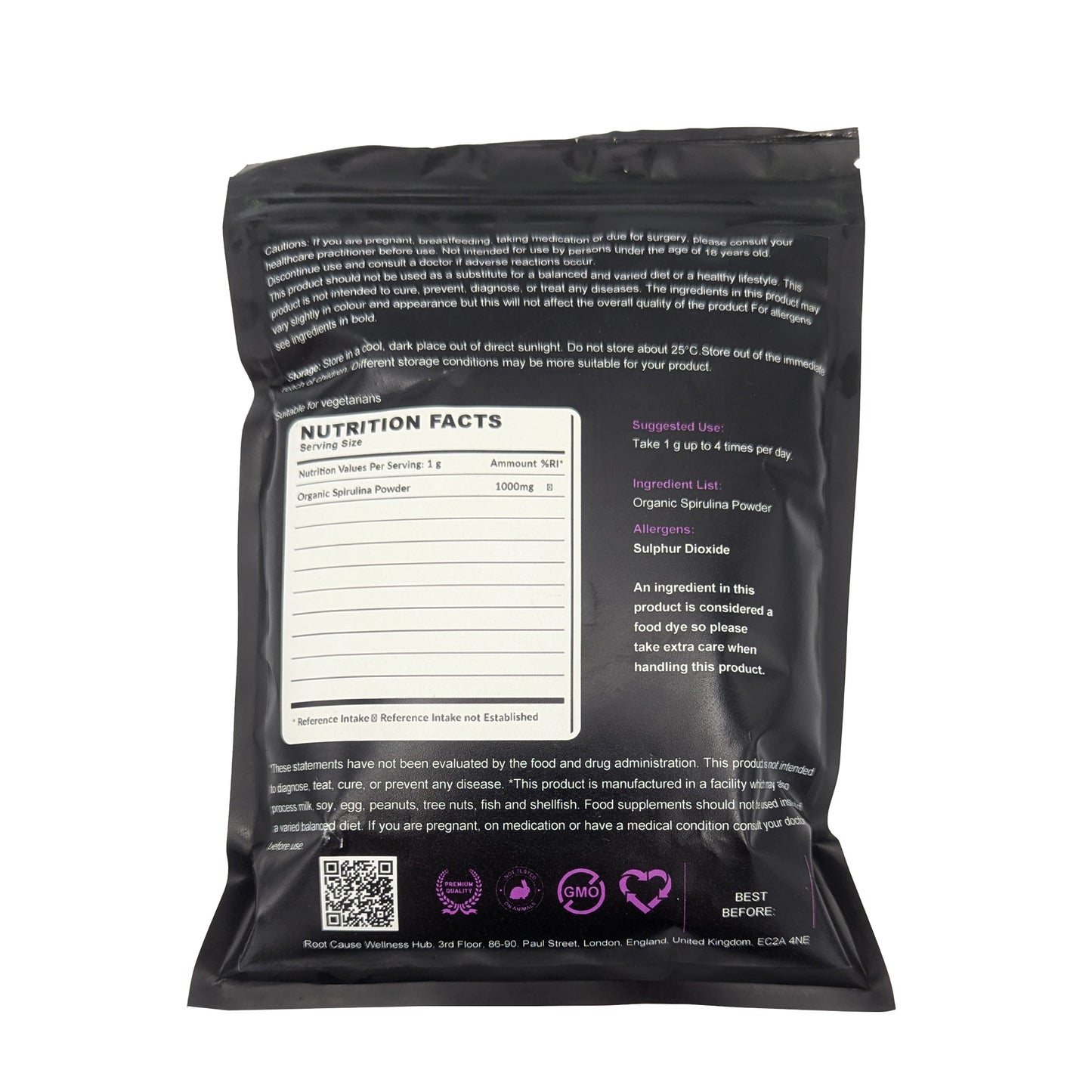 Organic Spirulina Powder 250g