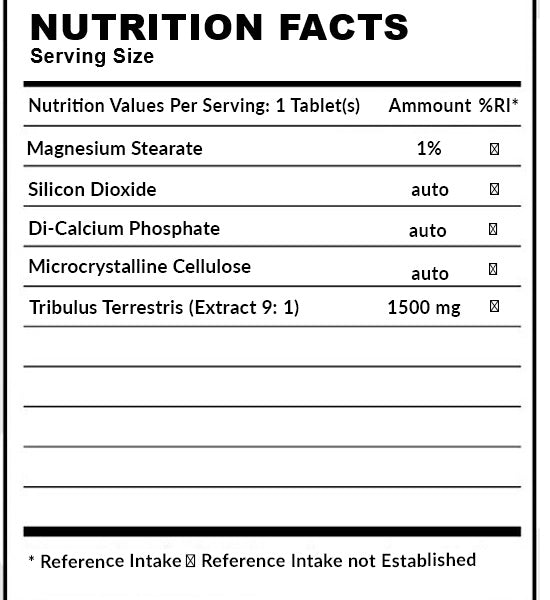 Tribulus Terrestris 80 tablets