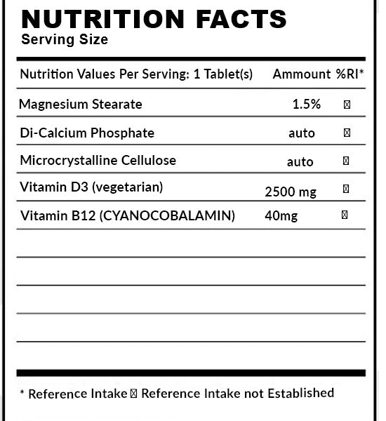 Vitamin D3 80 tablets