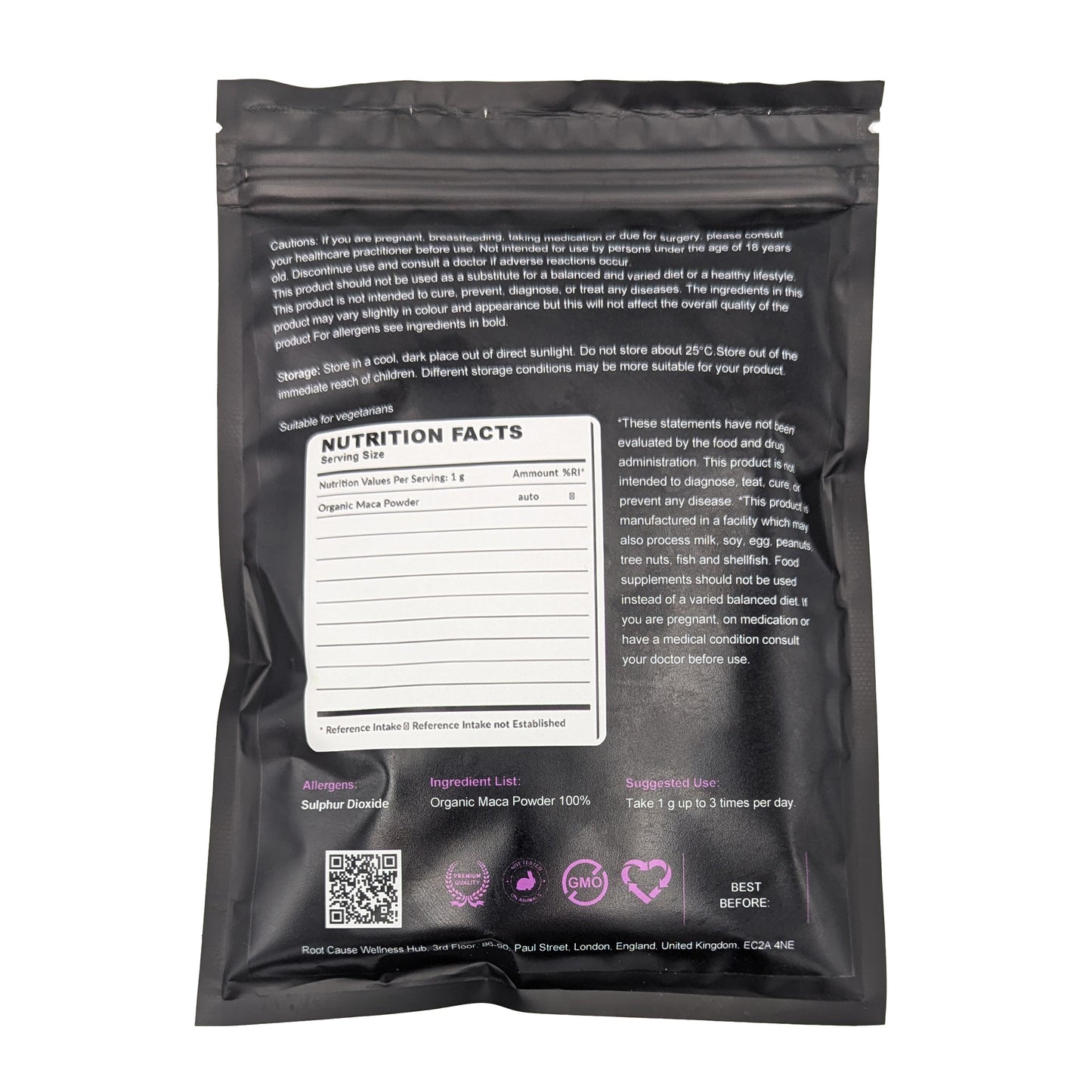 Organic Maca Powder 250g