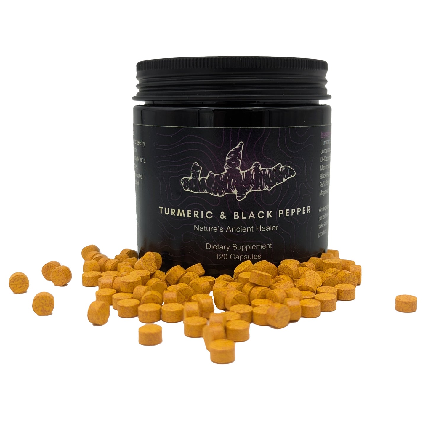 Turmeric and Black Pepper 120 tablets